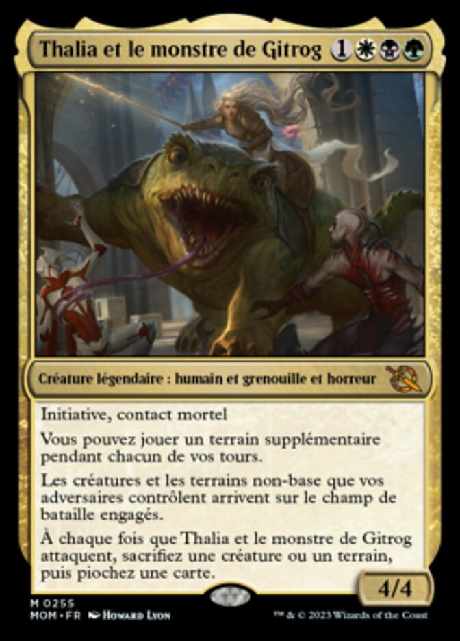 image Thalia et le monstre de Gitrog