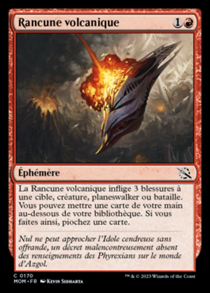 image Rancune volcanique