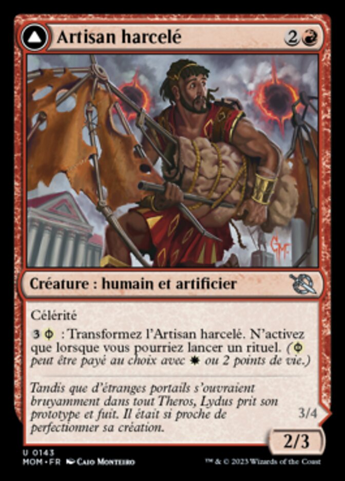 image Harried Artisan // Phyrexian Skyflayer