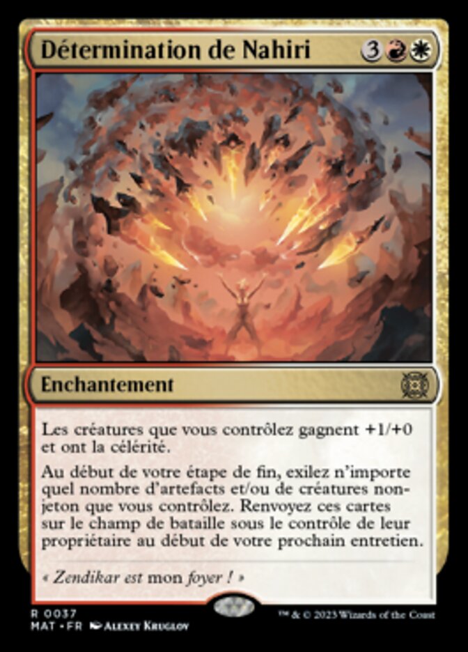 image Détermination de Nahiri