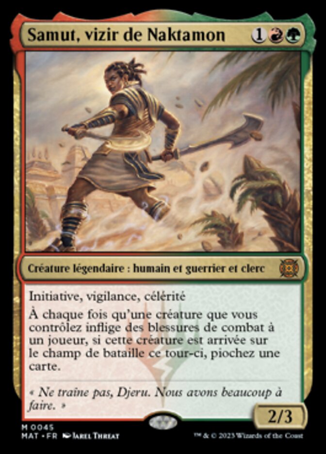 image Samut, vizir de Naktamon