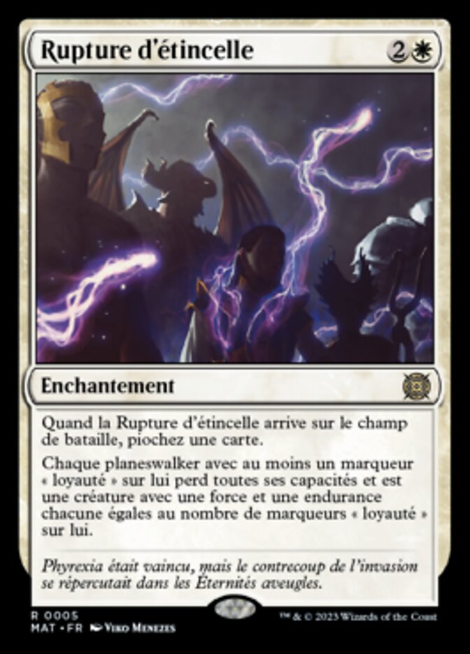 image Rupture d'étincelle