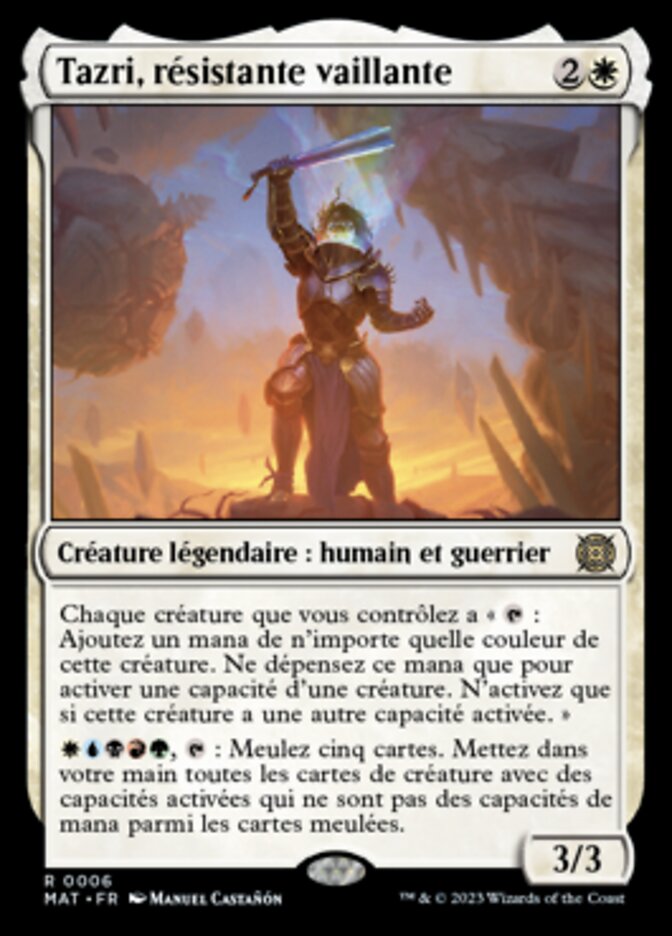 image Tazri, résistante vaillante