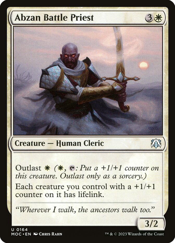 image Abzan Battle Priest