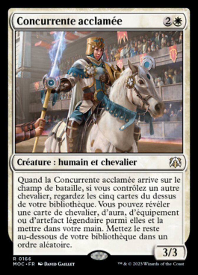 image Concurrente acclamée