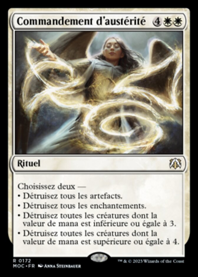 image Commandement d'austérité