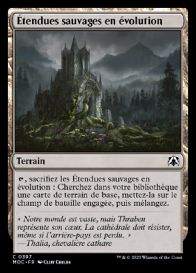 image Étendues sauvages en évolution