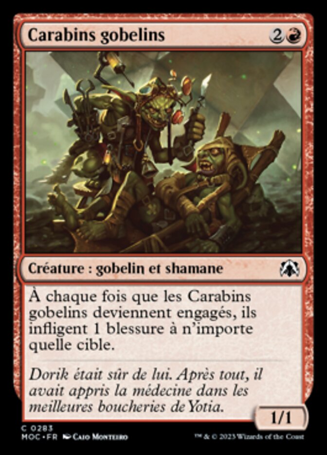 image Carabins gobelins
