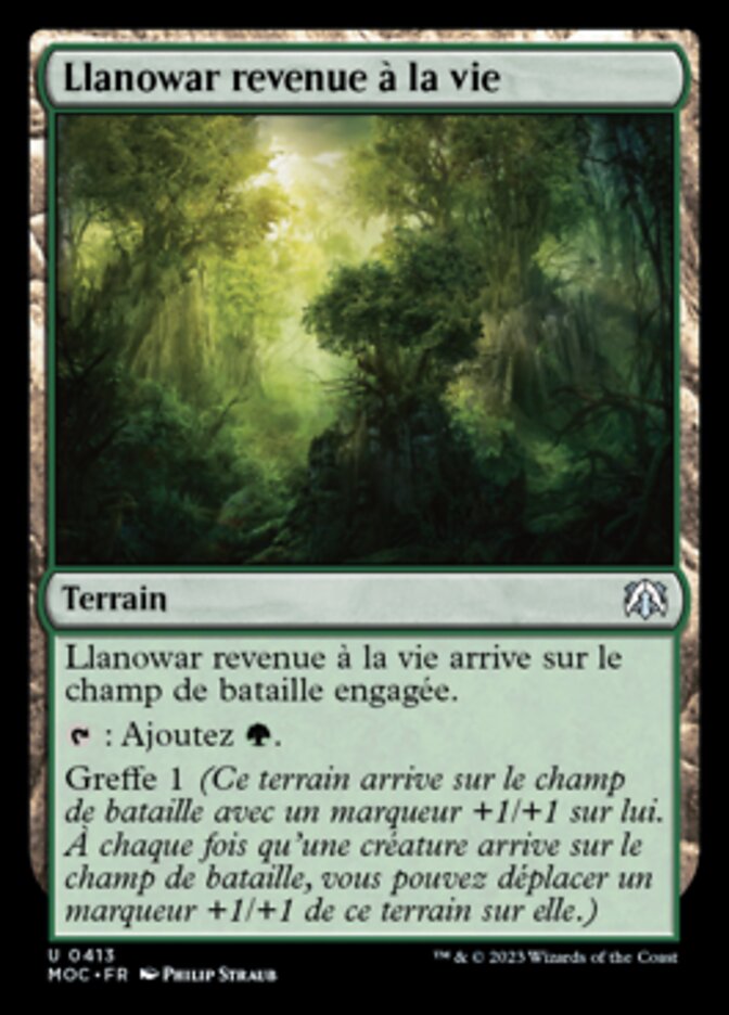 image Llanowar revenue à la vie