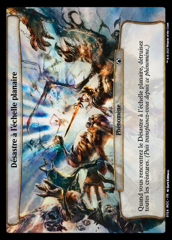 image Désastre à l'échelle planaire