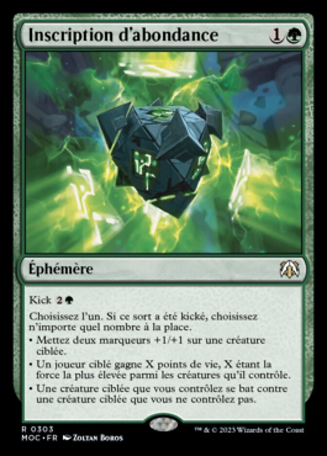 image Inscription d'abondance