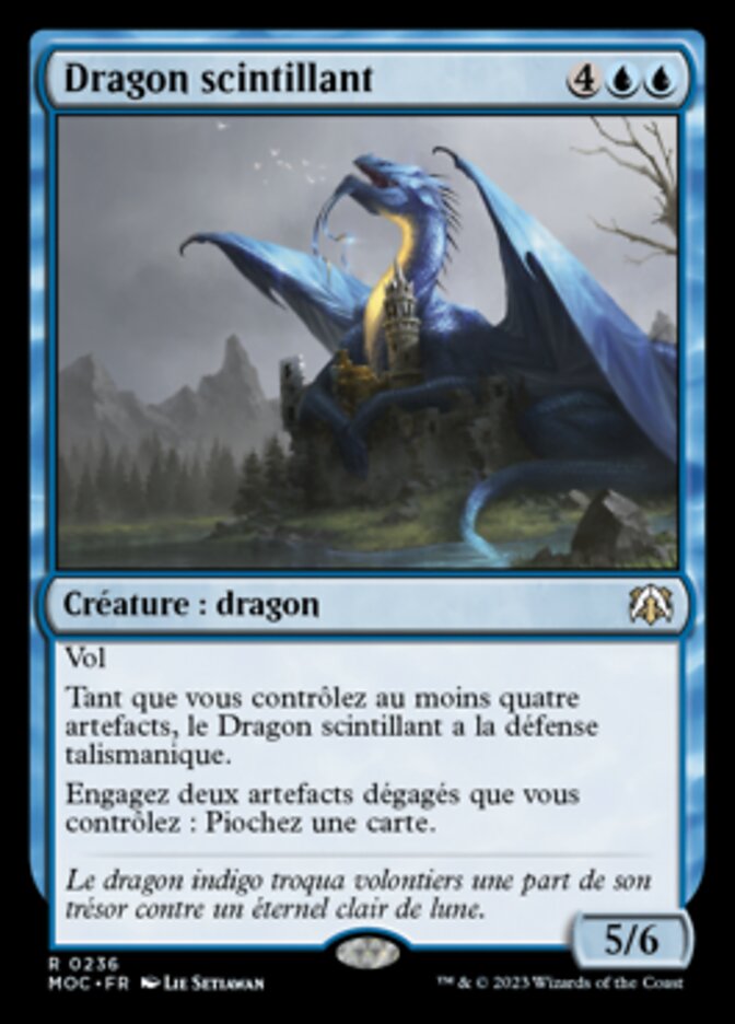 image Dragon scintillant