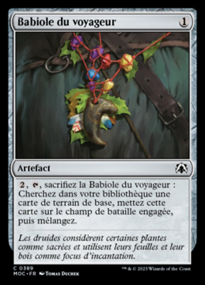 image Babiole du voyageur