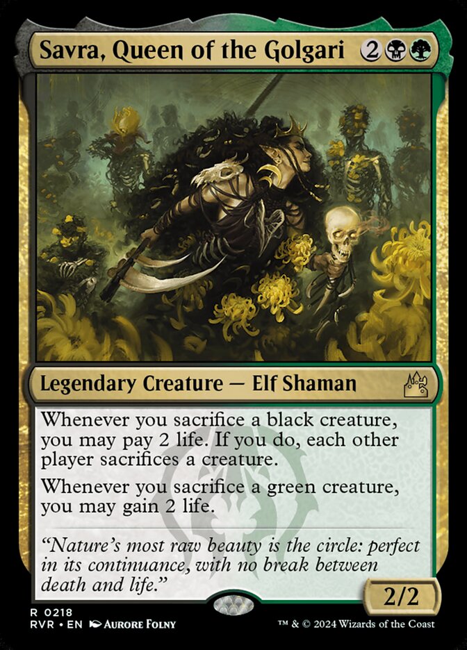 image Savra, Queen of the Golgari