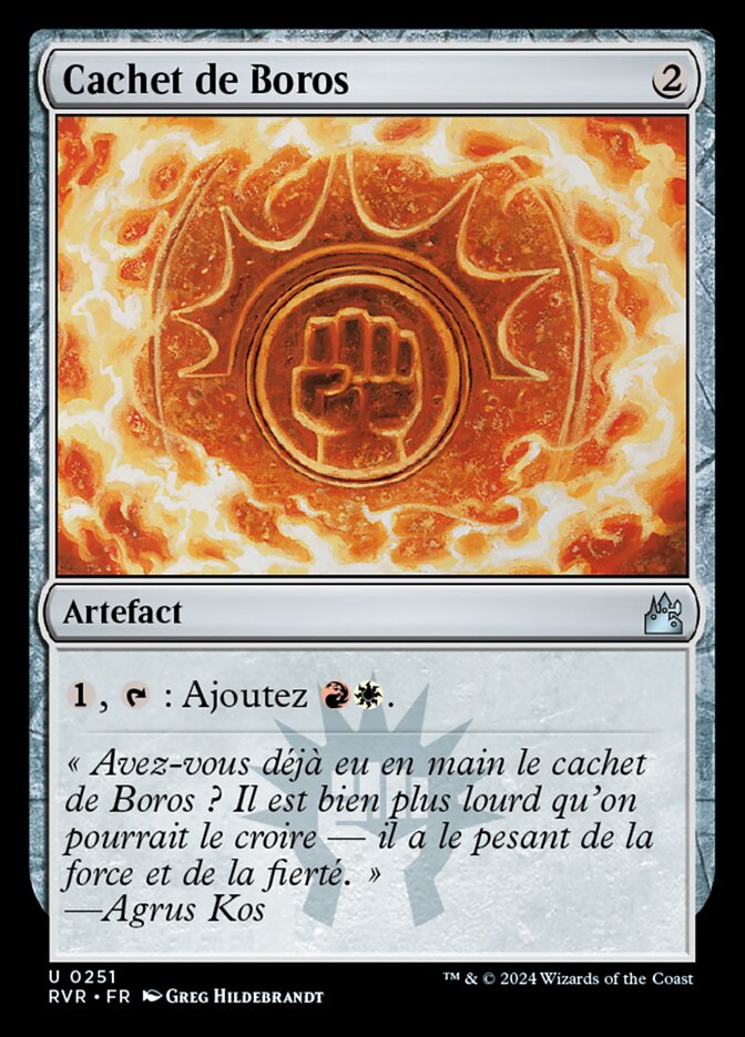 image Cachet de Boros