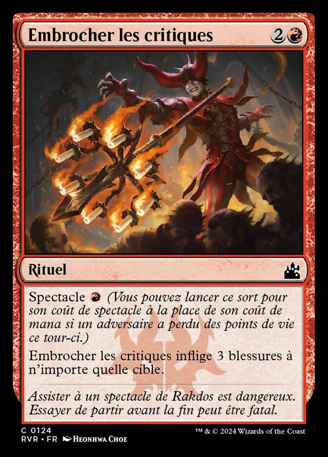 image Embrocher les critiques