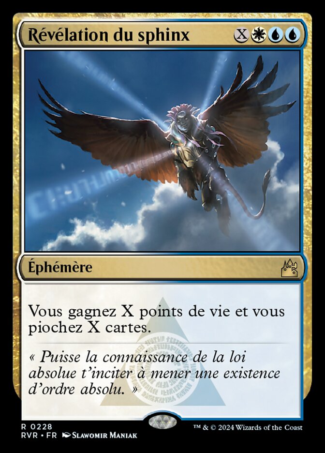 image Révélation du sphinx