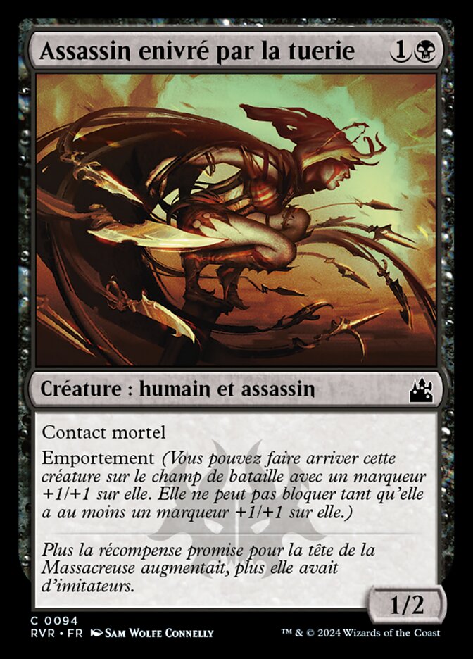 image Assassin enivré par la tuerie