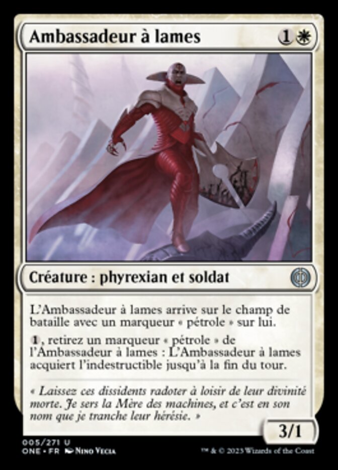 image Ambassadeur à lames