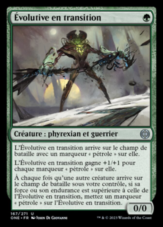 image Évolutive en transition