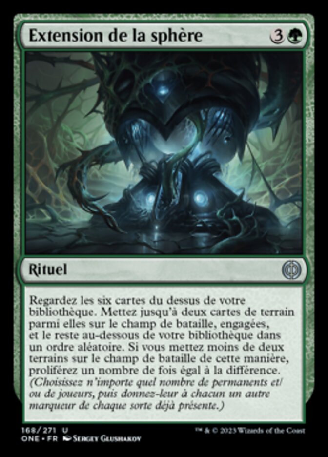 image Extension de la sphère