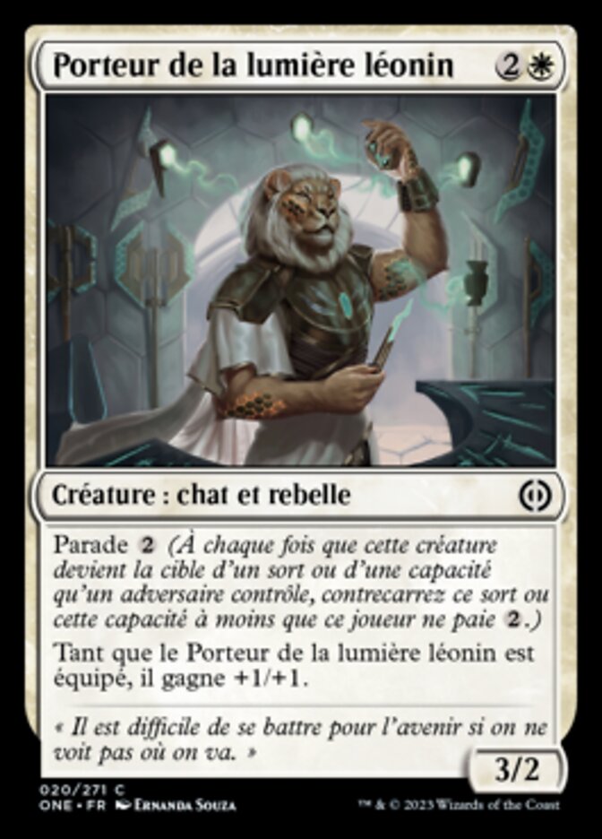 image Porteur de la lumière léonin