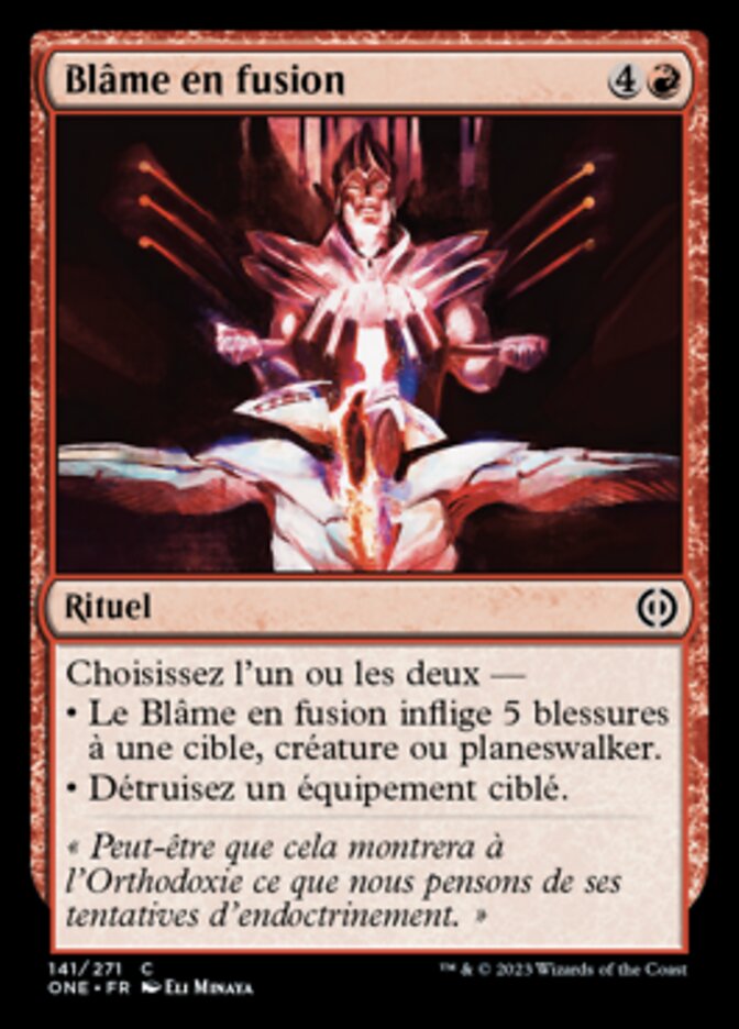 image Blâme en fusion