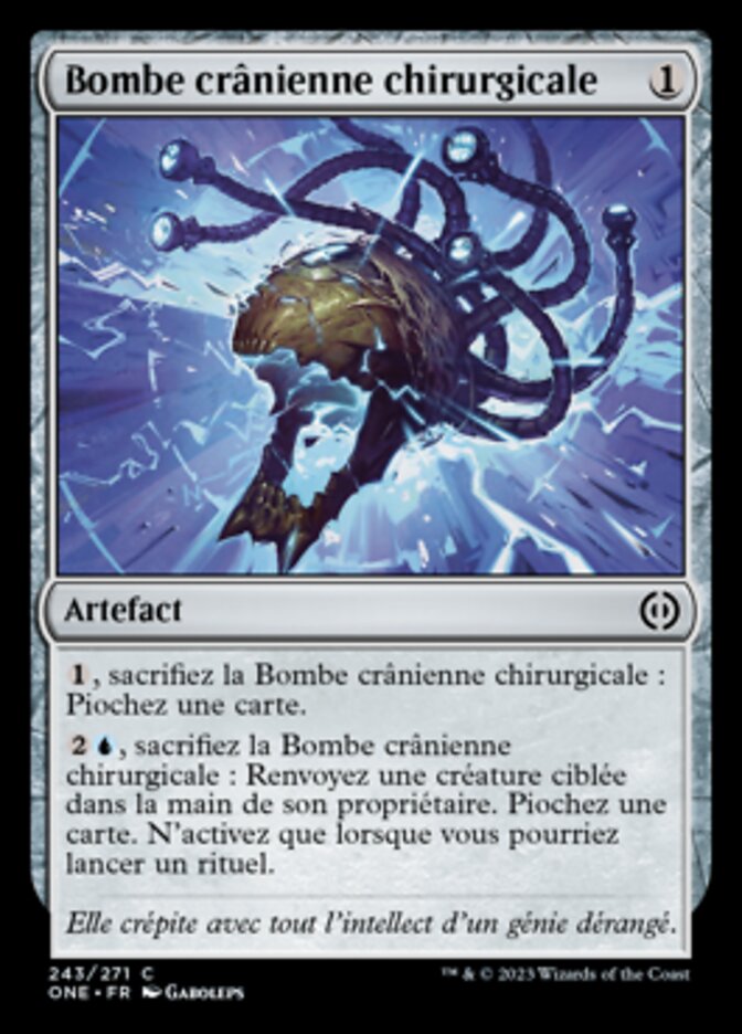 image Bombe crânienne chirurgicale