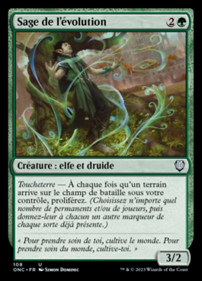 image Sage de l'évolution