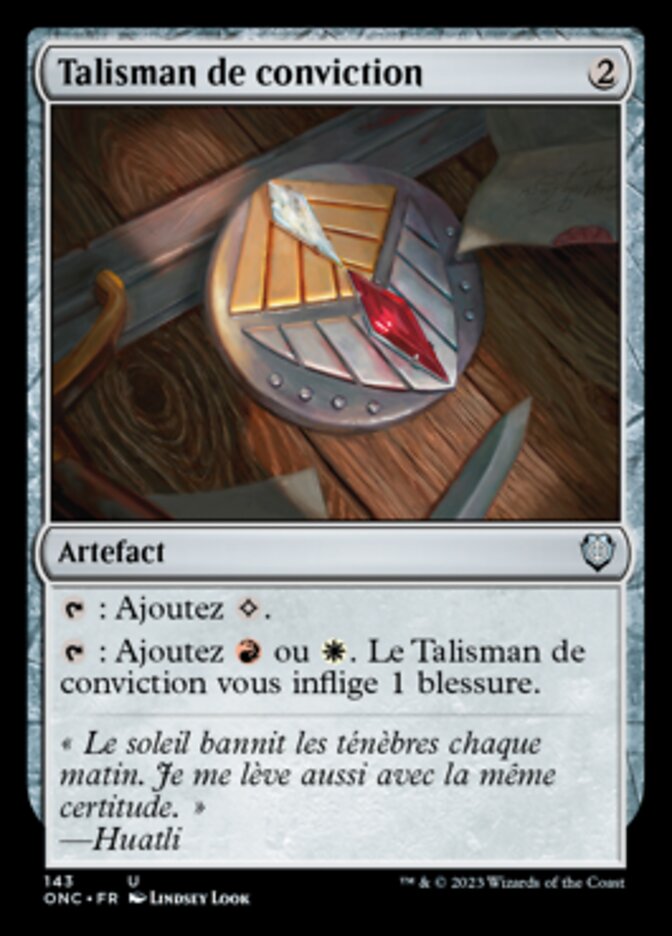image Talisman de conviction