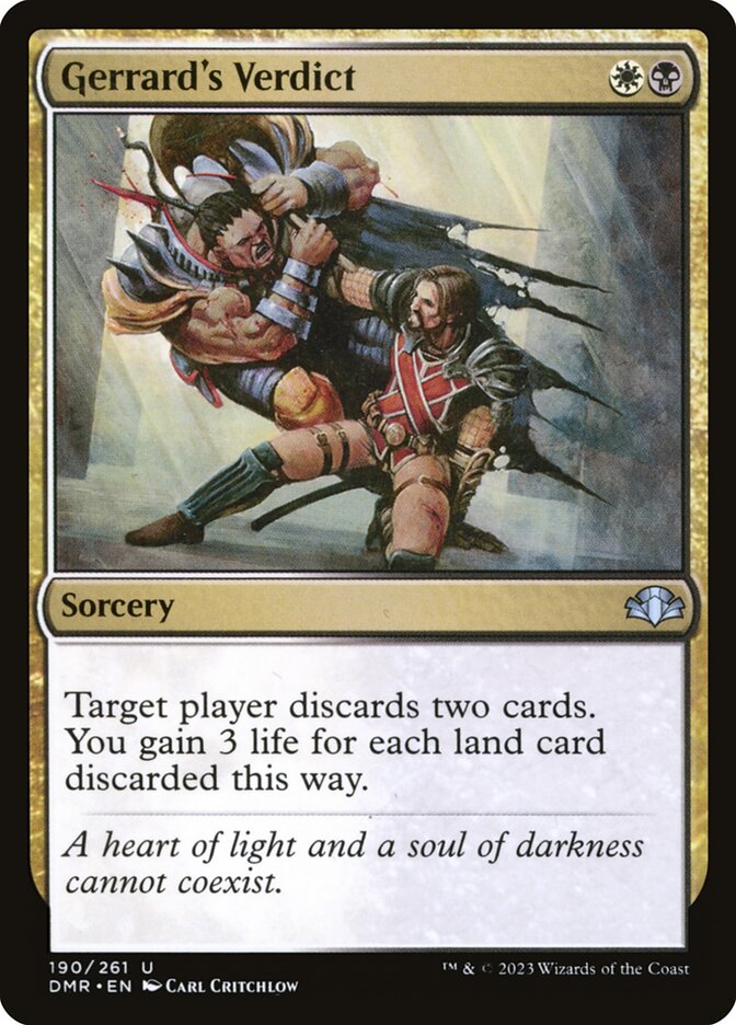 image Gerrard's Verdict