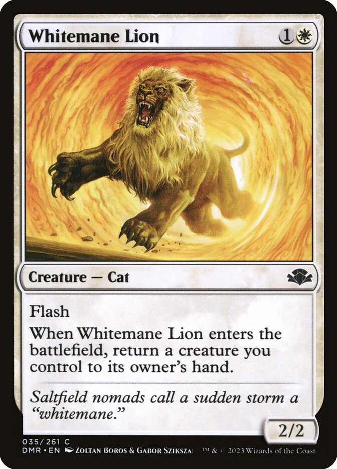 image Whitemane Lion
