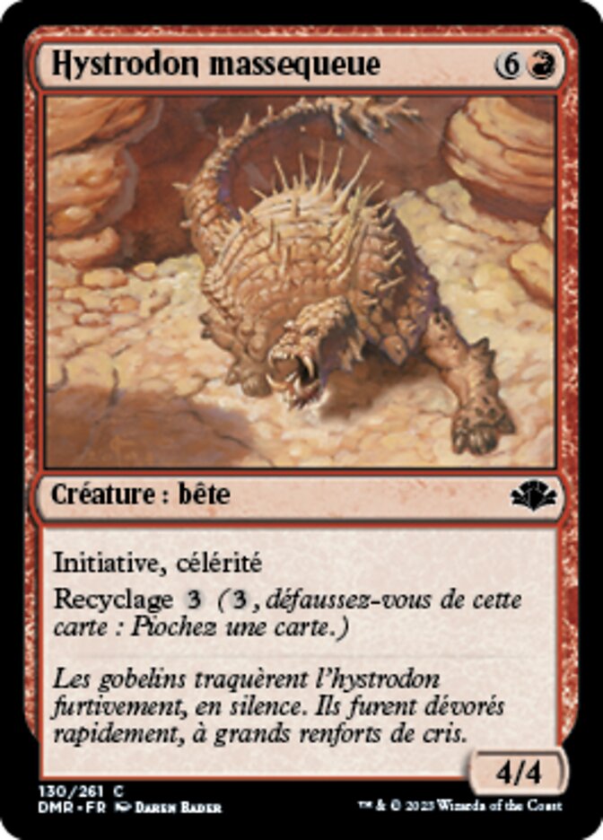 image Hystrodon massequeue