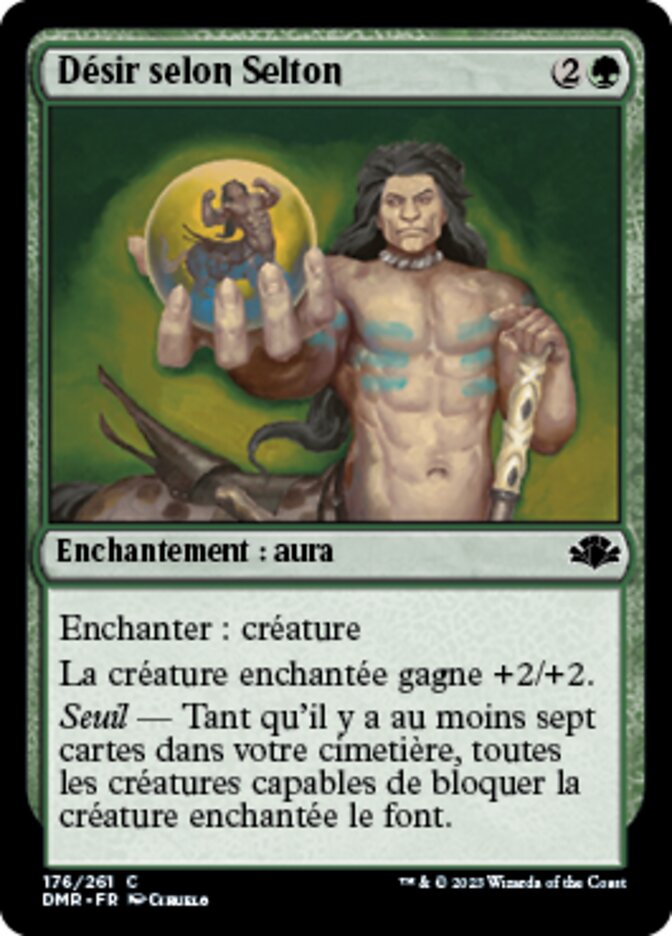 image Désir selon Selton