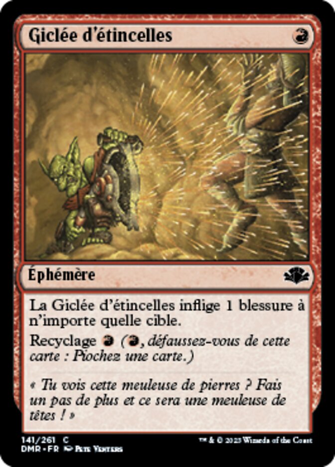 image Giclée d'étincelles