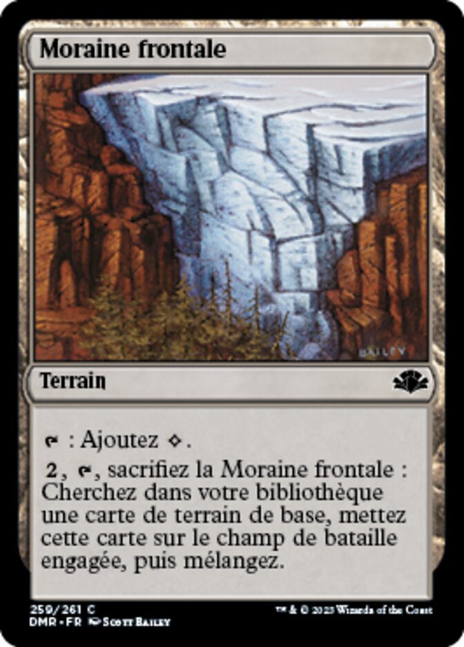 image Moraine frontale