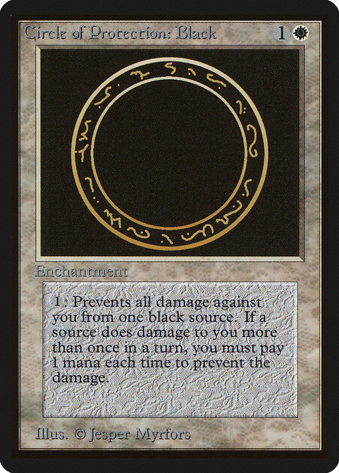 image Circle of Protection: Black