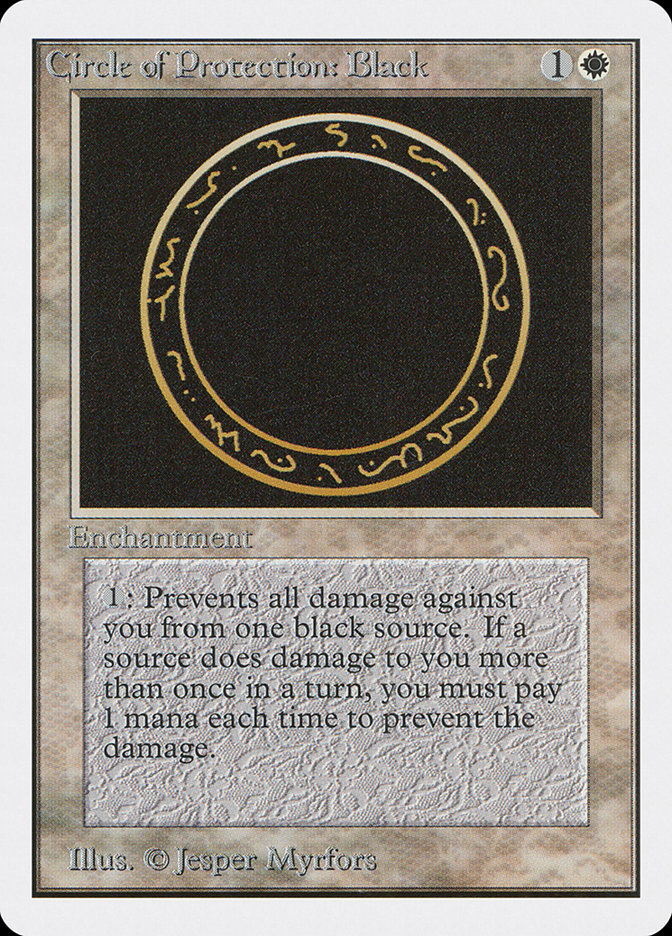 image Circle of Protection: Black