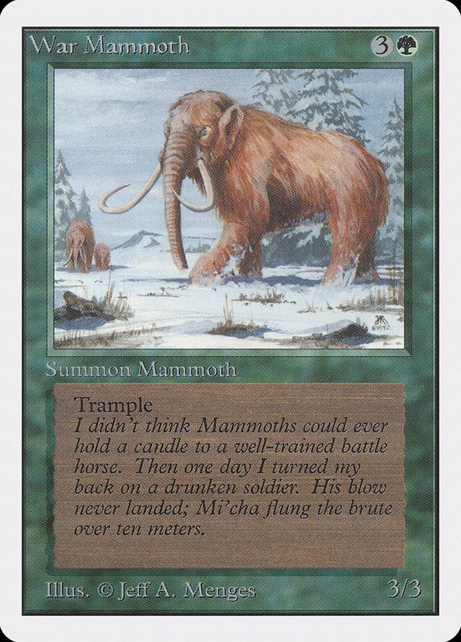 image War Mammoth