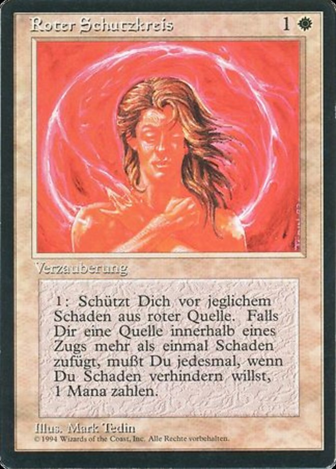 Schutzkreis gegen Rot