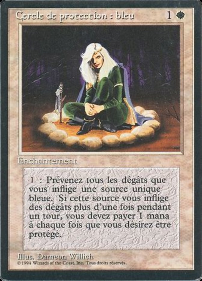 image Cercle de protection : bleu