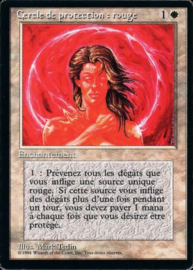 image Cercle de protection : rouge