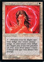 Cercle de protection : rouge