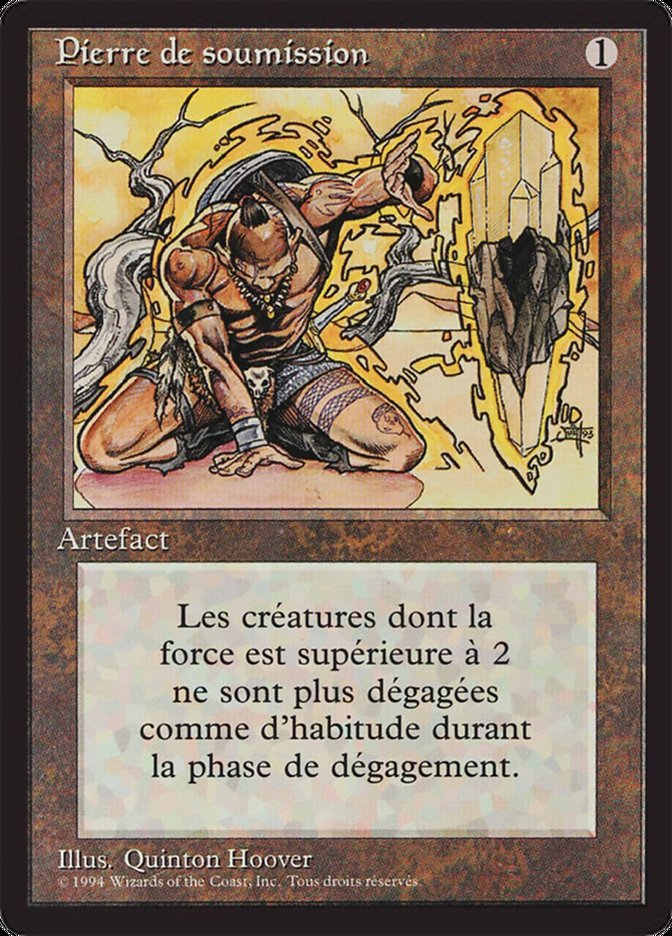 image Pierre de soumission