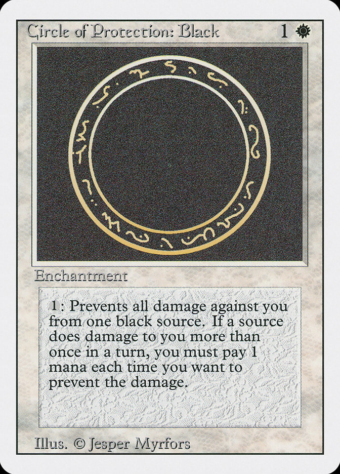 image Circle of Protection: Black