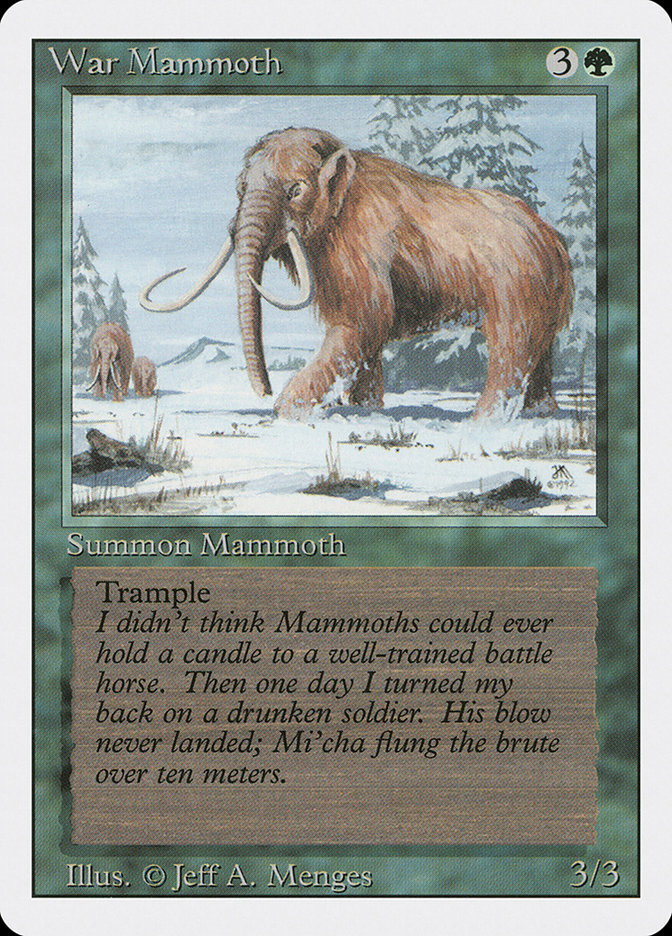 image War Mammoth