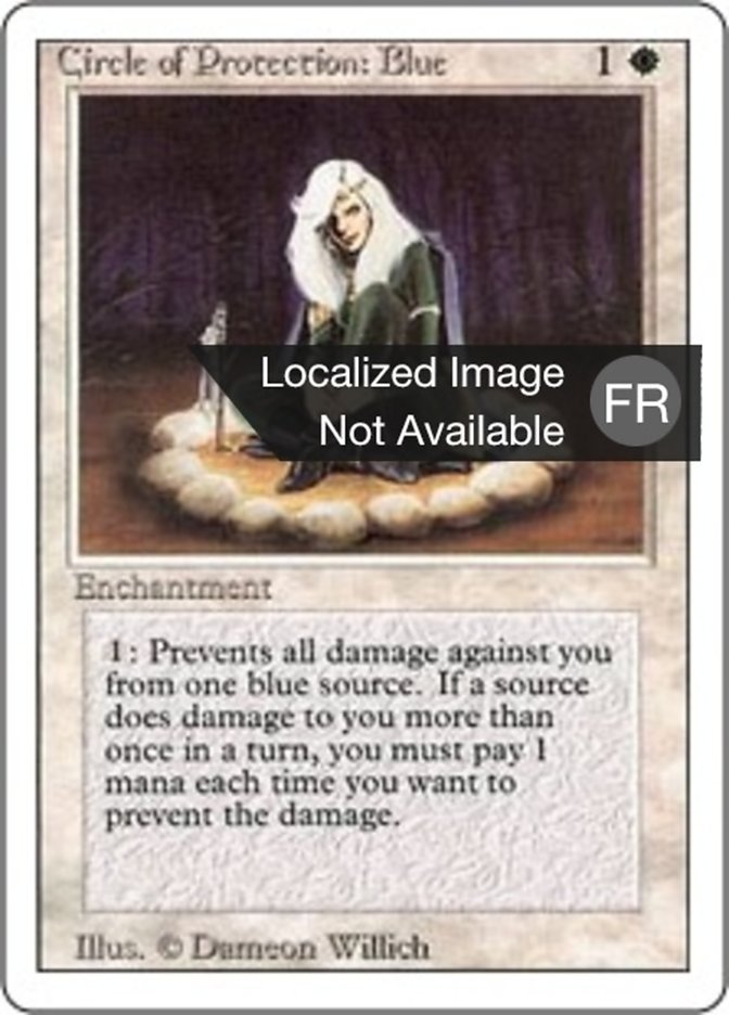 image Cercle de protection : bleu
