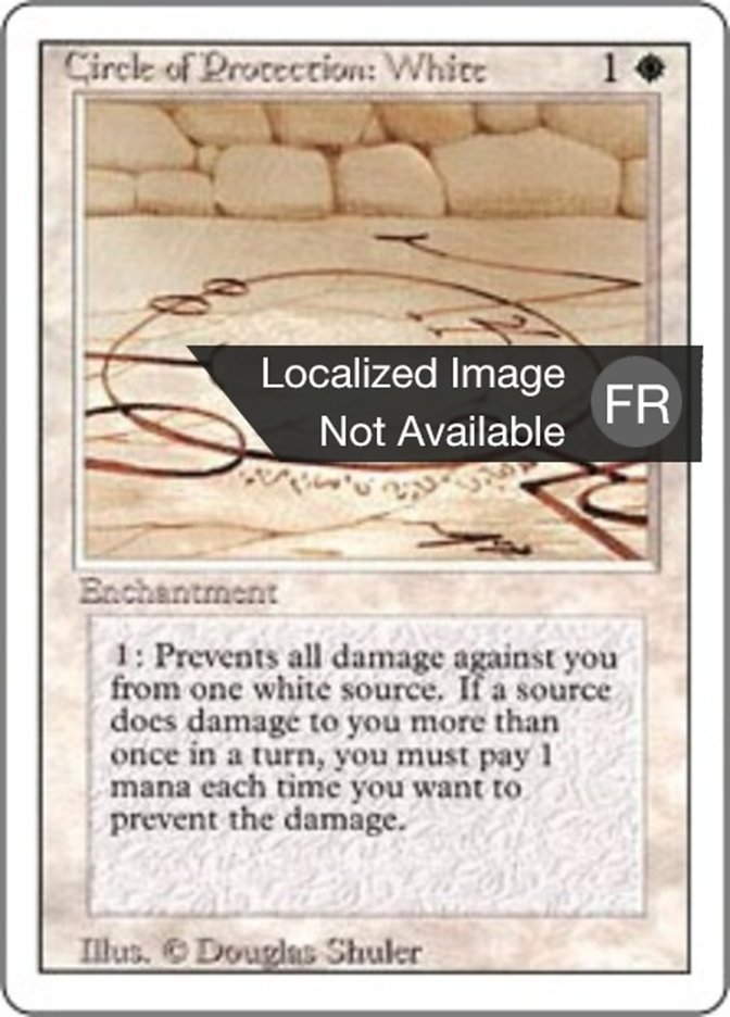 image Cercle de protection : blanc