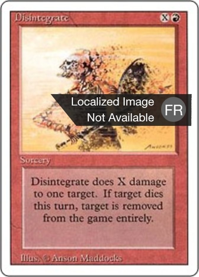 image Désintégration