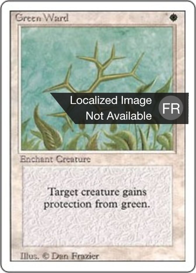 image Rune de garde verte